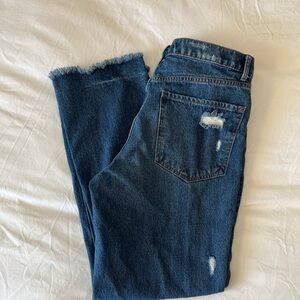 Express High Rise Women Jeans - Dark Blue